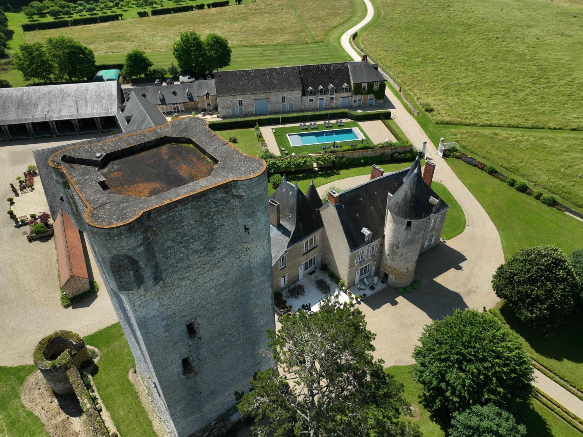 Chateau De Mazieres Tendu Luaran gambar